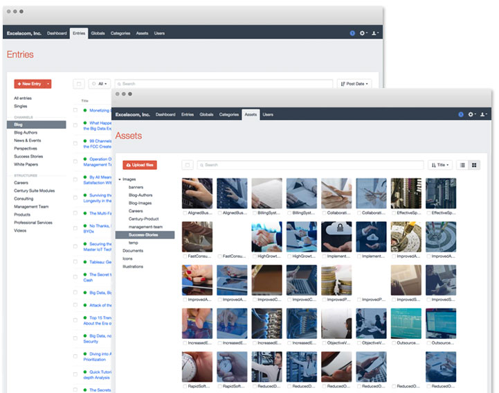 Flexible and Robust Content Management System