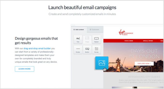 Edtech product overview - Campaign Monitor